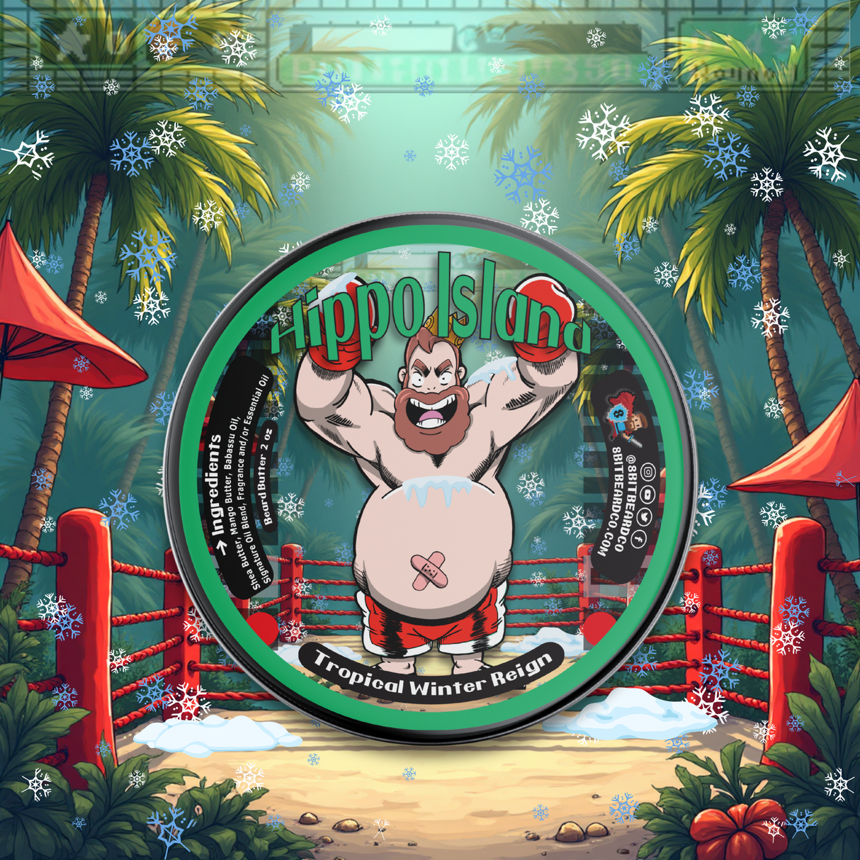 Hippo Island | Beard Butter (Limited) - Tropical Winter Reign