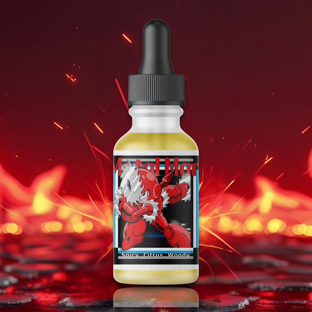 Metal Man | Beard Oil (Limited) - Cranberry, Saffron, Red Wood