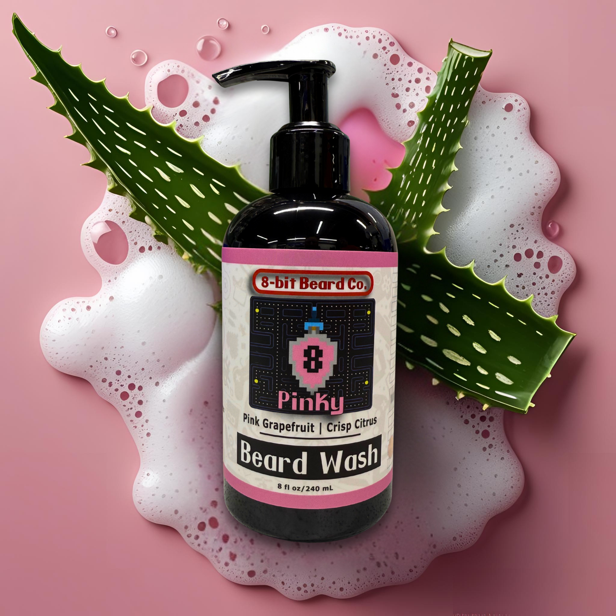 Pinky | Beard Wash - Pink Grapefruit, Sweet Orange and Litsea