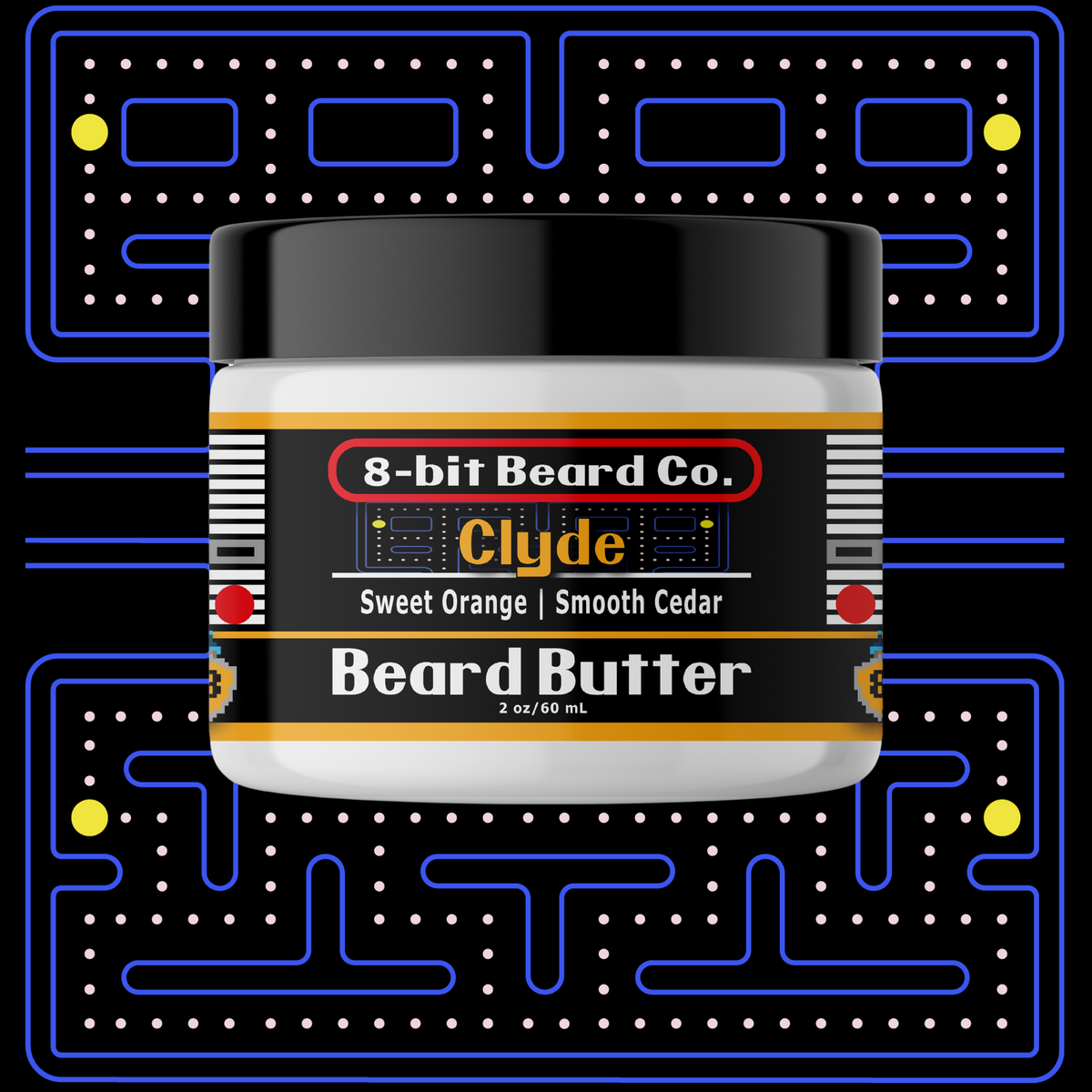 Clyde | Beard Butter - Sweet Orange Citrus, Smooth Cedar – 8bit
