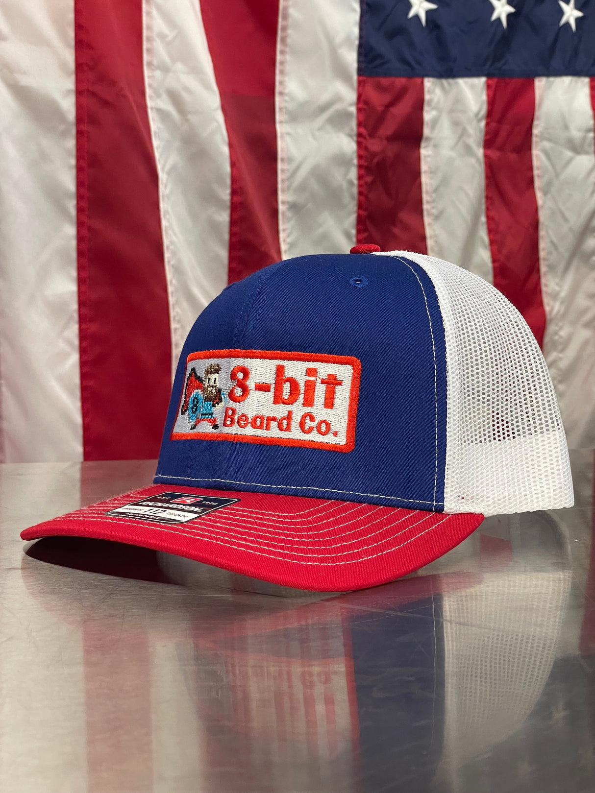 Royal/White/Red Trucker Hat