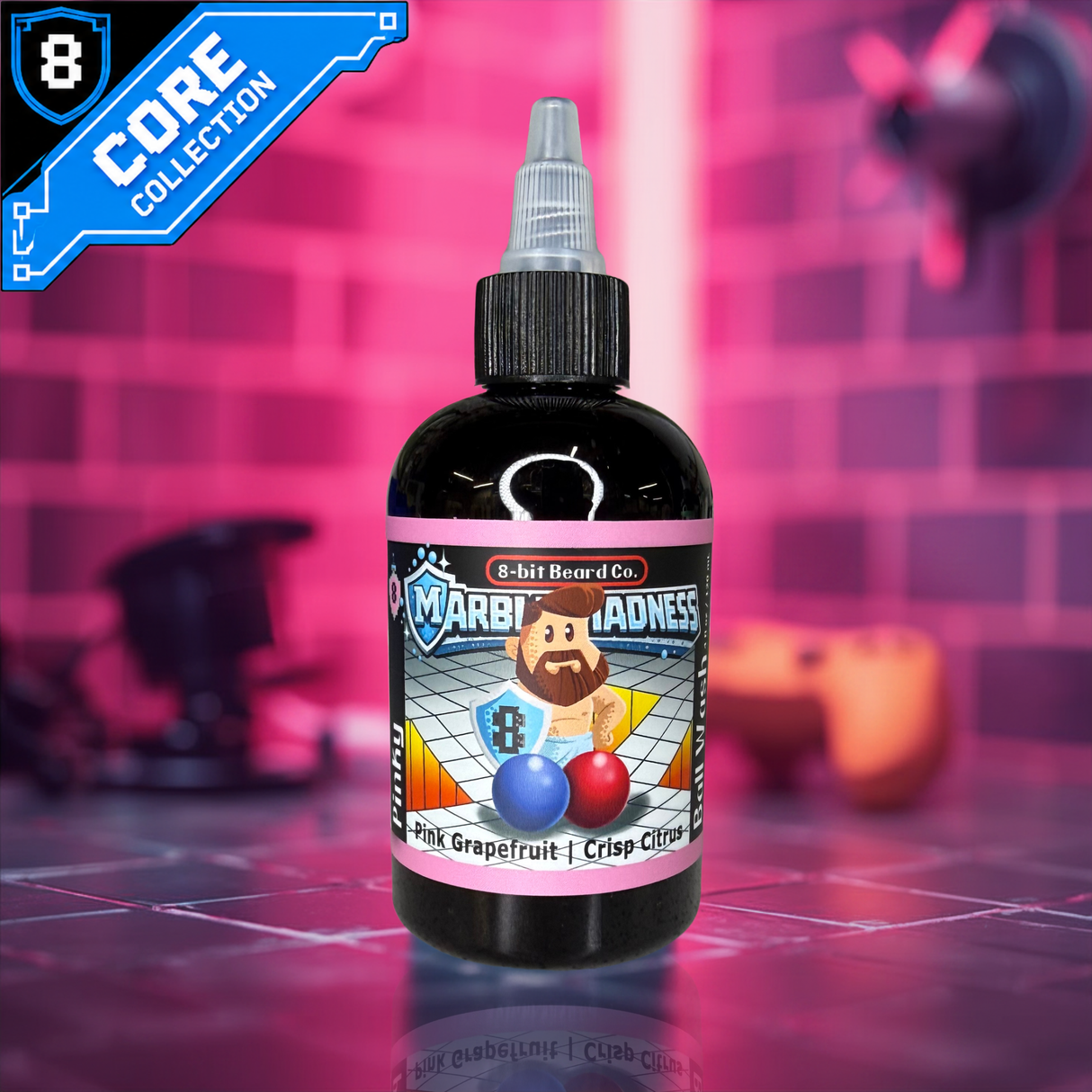 Pinky | Marble Madness Ball Wash - Pink Grapefruit, Sweet Orange, Litsea