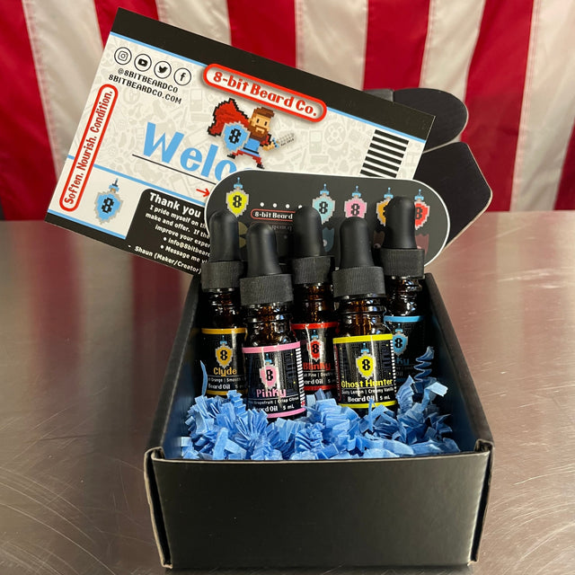 Power-Up Classic Essential Sample Pack | Beard Oil Kit