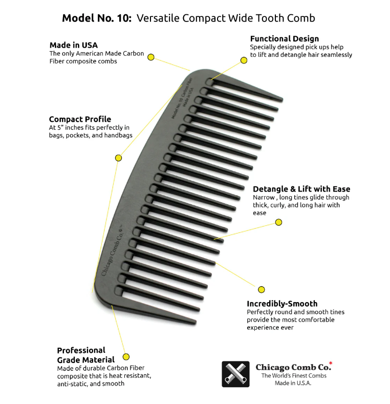 Model 10 | Carbon Fiber Comb