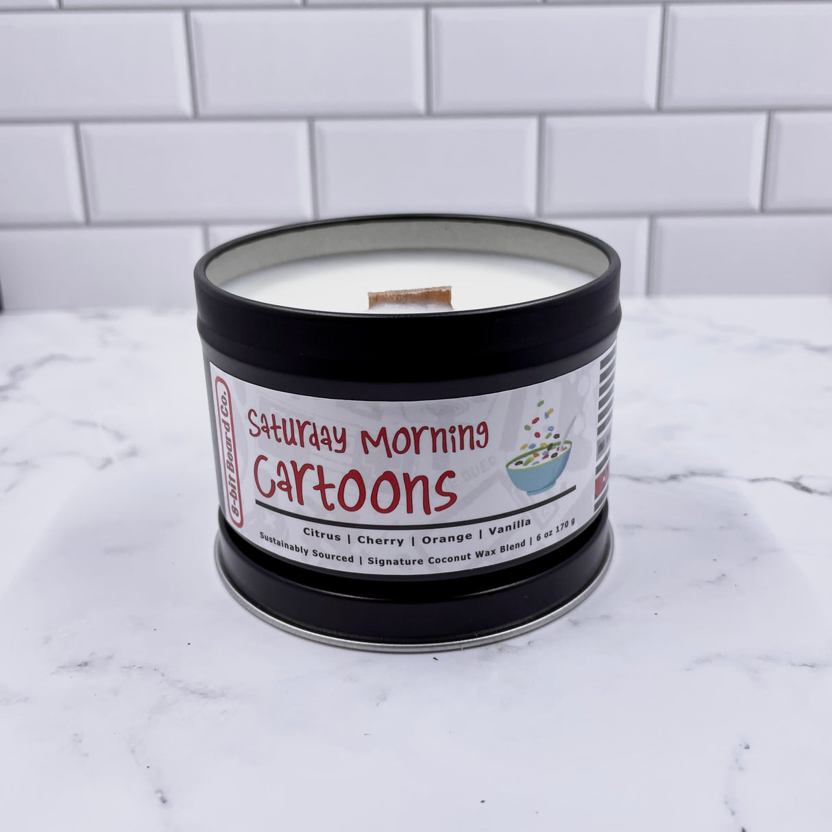 Saturday Morning Cartoons | Candle 6 oz - Citrus, Cherry, Orange, Cereal