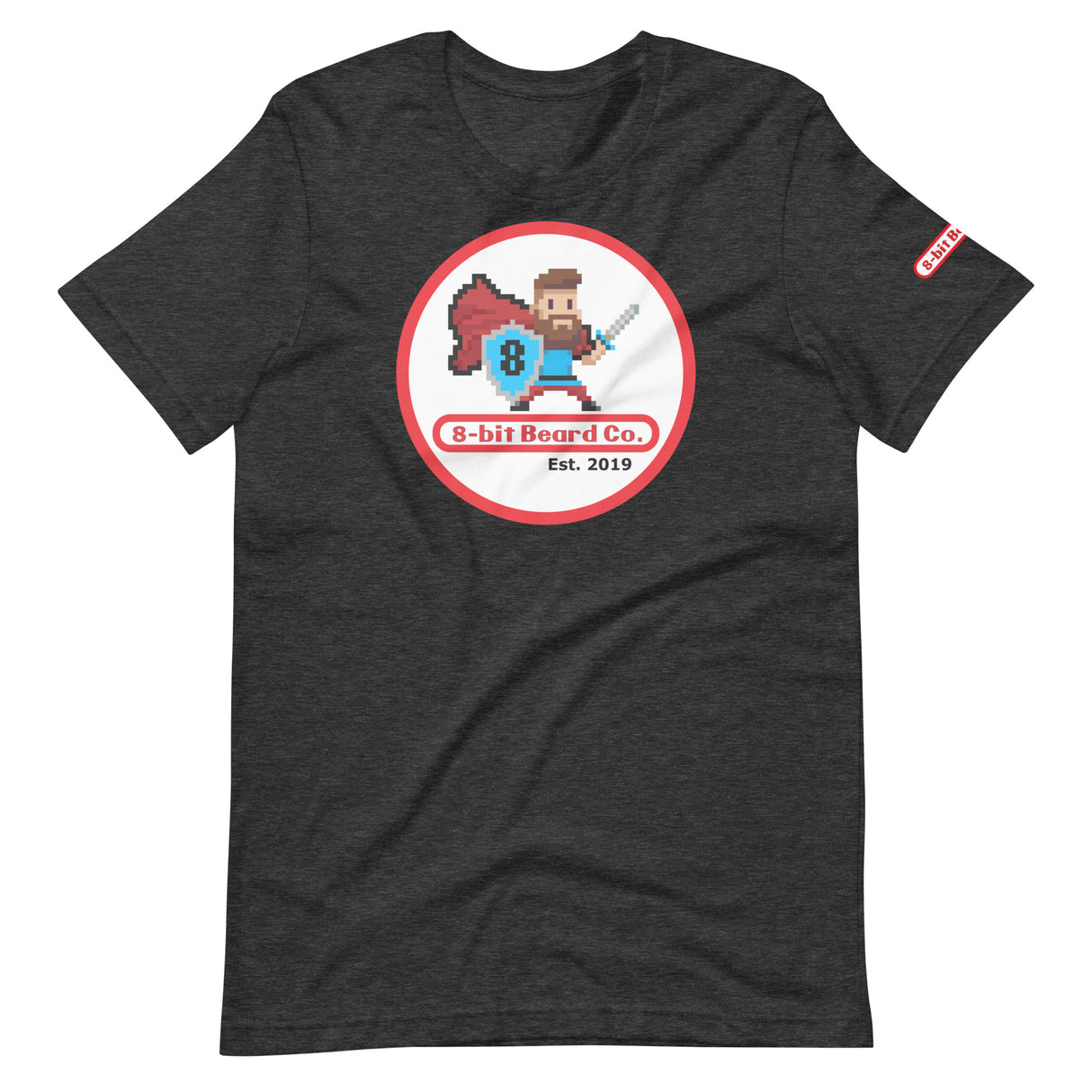 8bit Tee | Front Large Circle Logo w/ sleeve logo