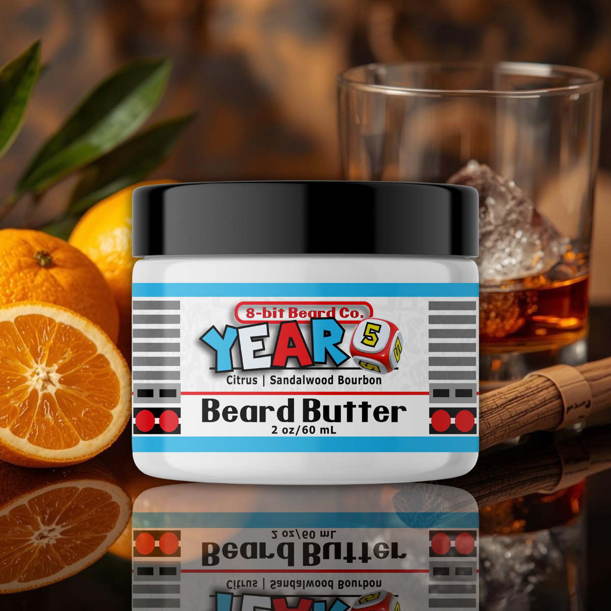 Year 5 | Beard Butter (Limited) - Citrus, Sandalwood Bourbon – 8bit ...