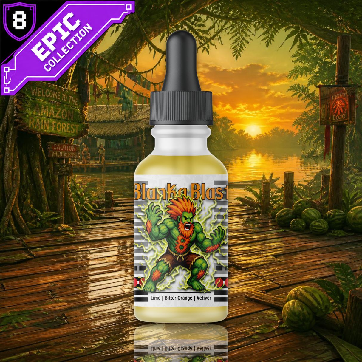 Blanka Blast | Beard Oil (Limited) - Lime, Bitter Orange, Vetiver (Releasing 8/25)