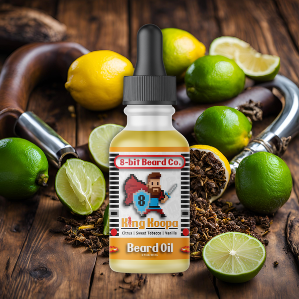King Koopa | Beard Oil - Citrus, Sweet Tobacco, Vanilla – 8bit