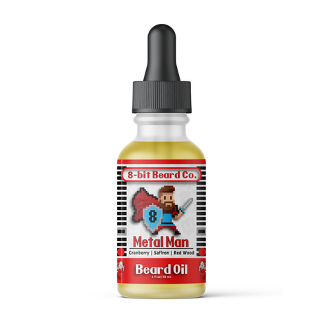 Metal Man | Beard Oil - Cranberry, Saffron, Red Wood