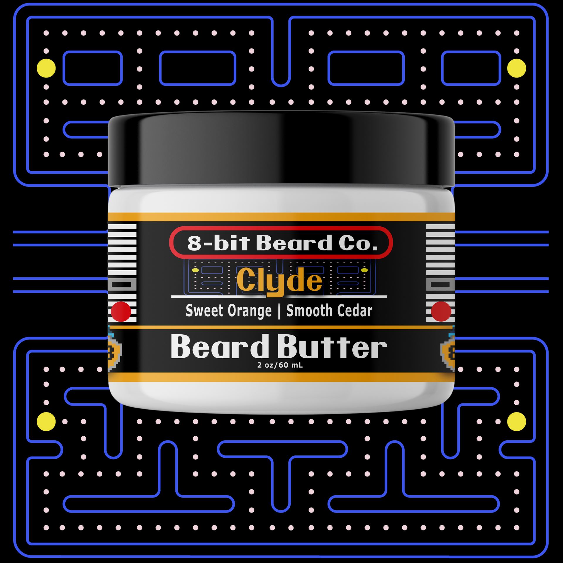 Clyde | Beard Butter - Sweet Orange Citrus, Smooth Cedar – 8bit