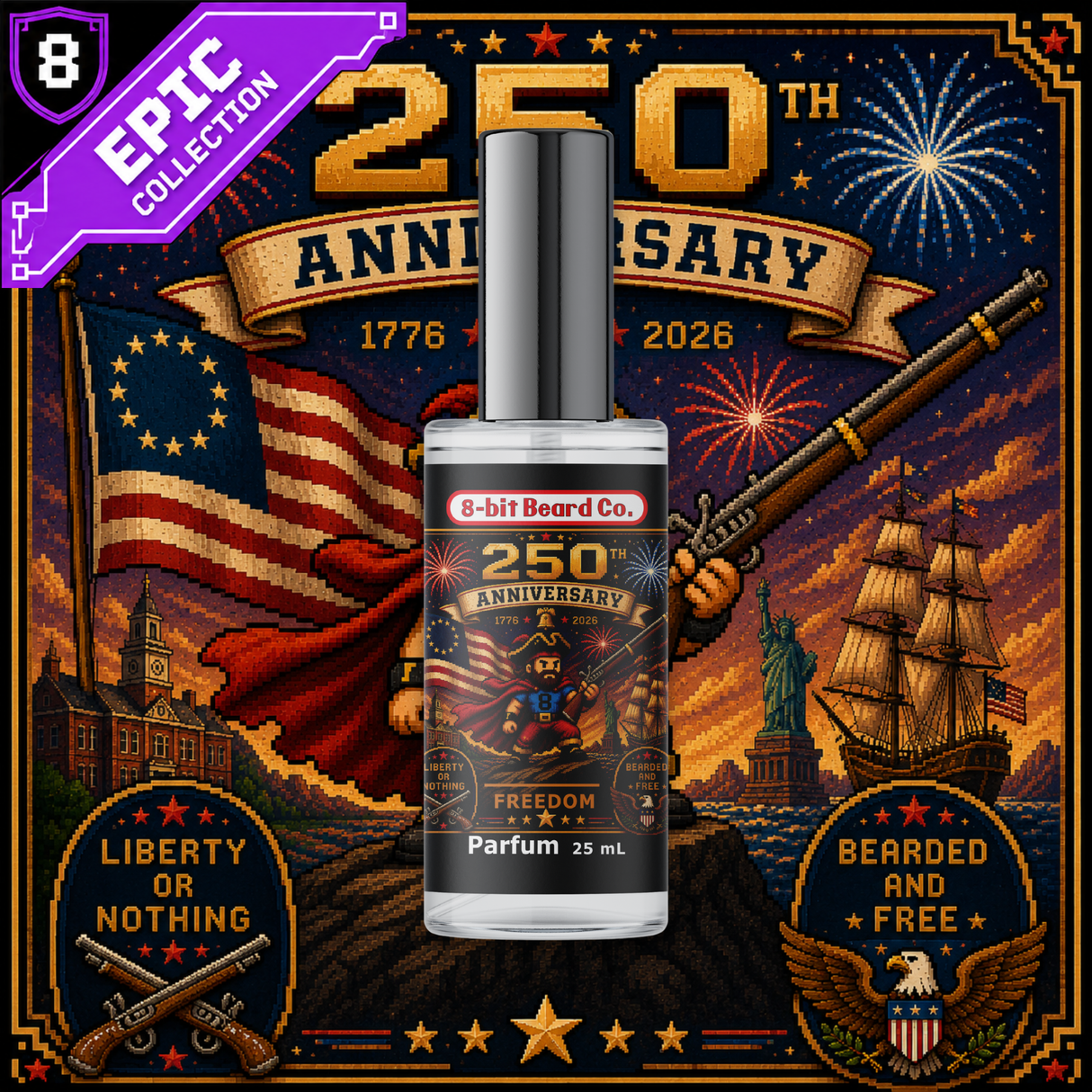 Freedom | 250th Anniversary Cologne (Limited) - Dark Plum, Tea, Oud