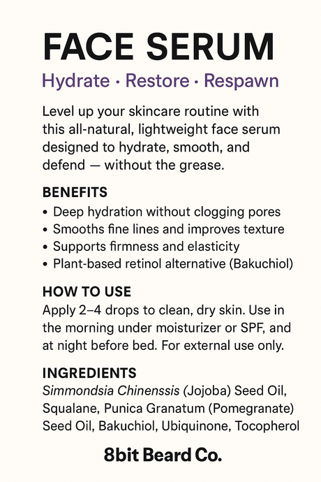 Face Serum | Bakuchiol + CoQ10 Powered