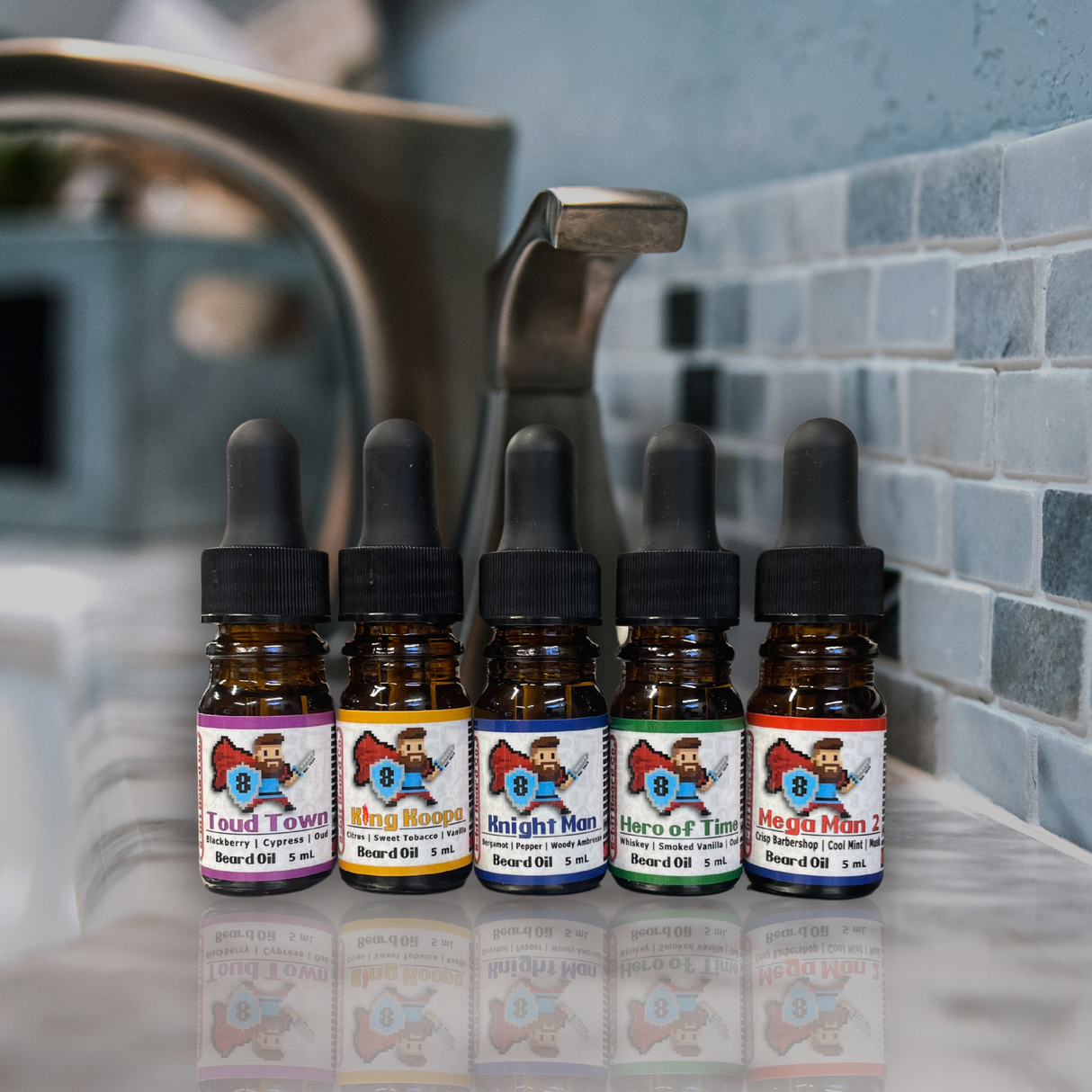 Power-Up Signature Fragrance Sample Pack | Beard Oil Kit