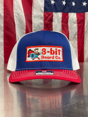 Royal/White/Red Trucker Hat