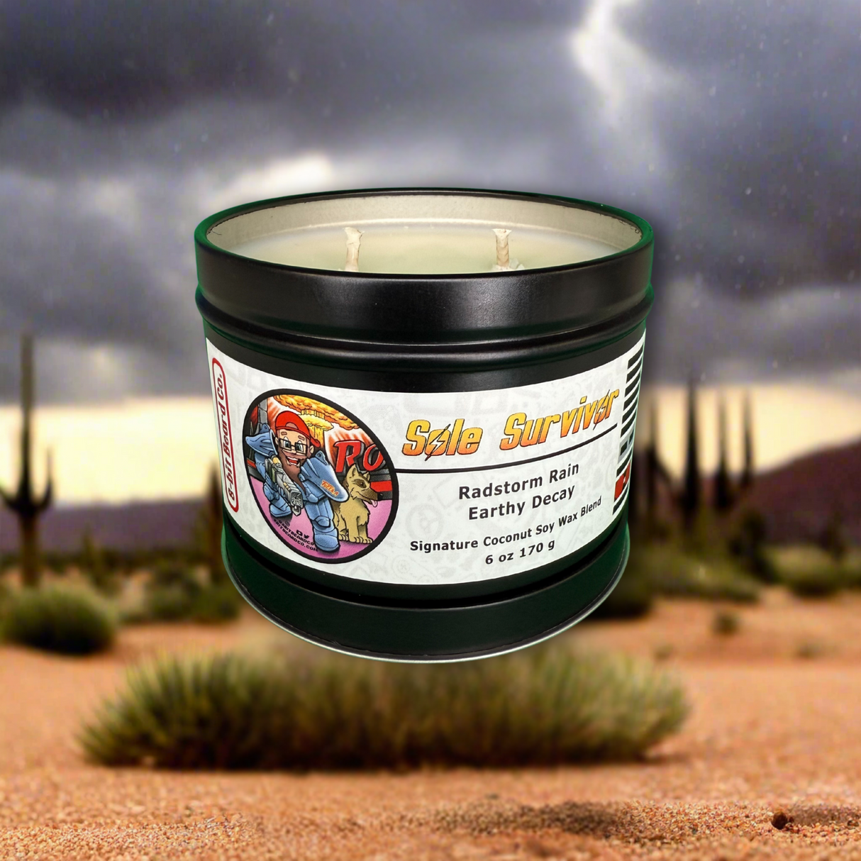 Sole Survivor | Candle (Limited) 6 oz - Radstorm Rain, Earthy Decay