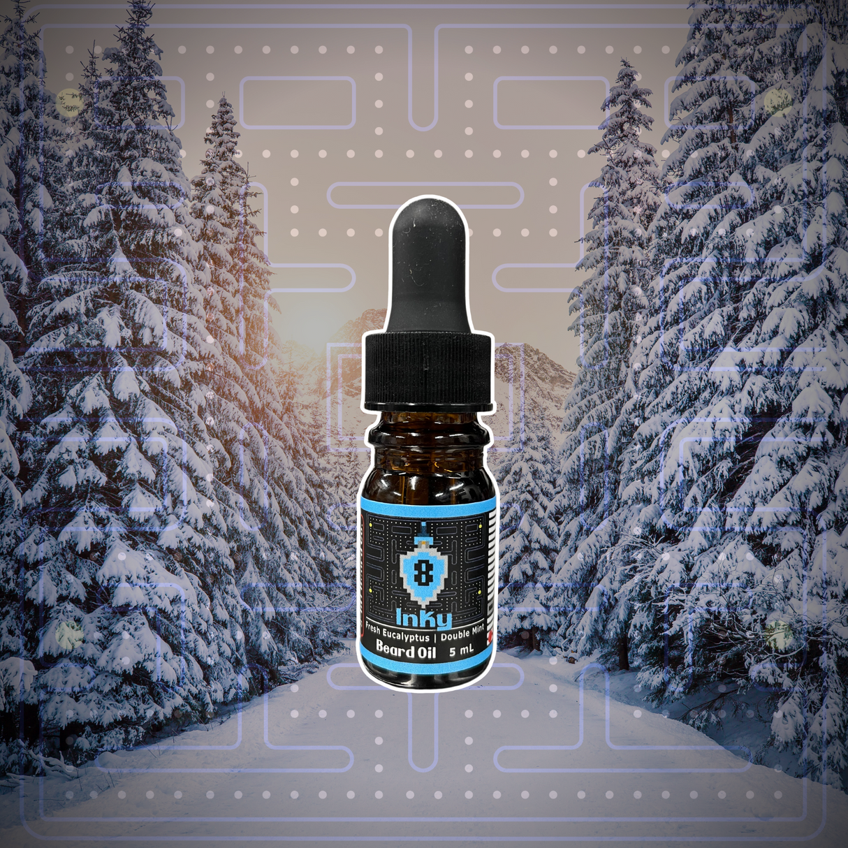 Inky | Beard Oil - Spearmint, Peppermint, Eucalyptus
