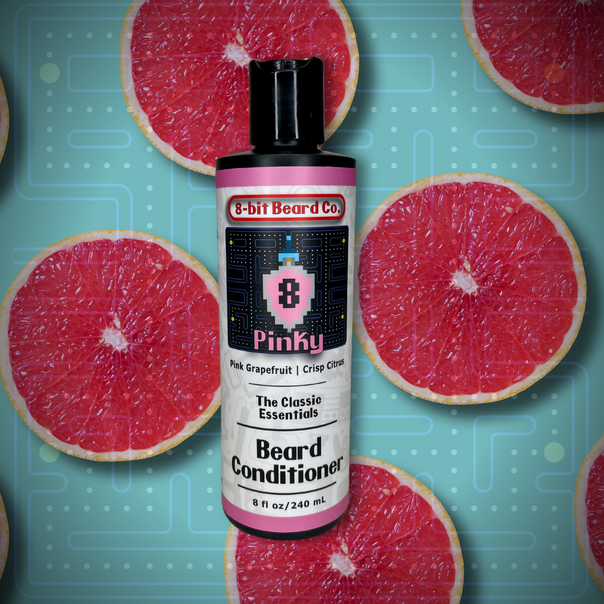 Pinky | Beard Conditioner - Bright Pink Grapefruit, Fresh Citrusy Burst