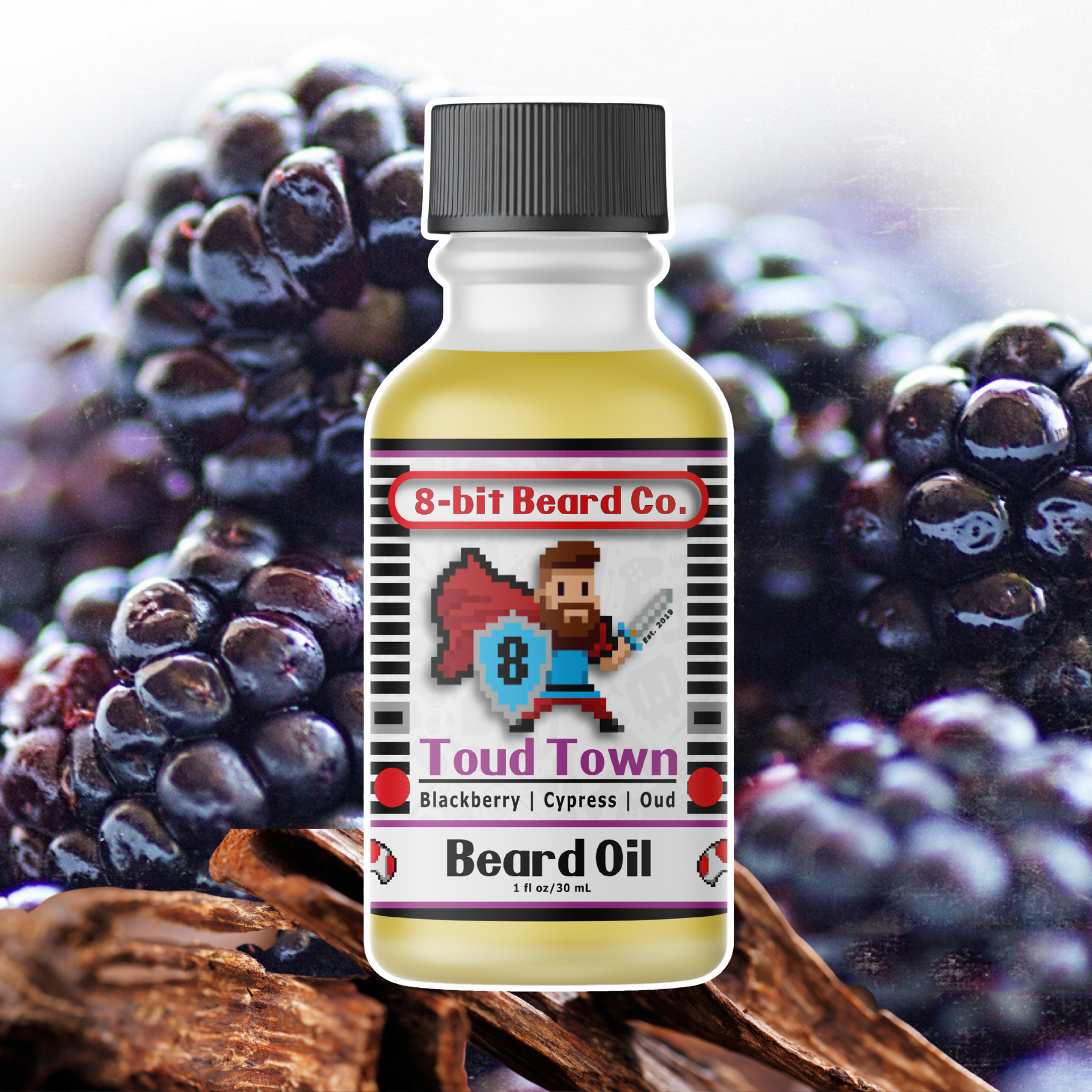 Toud Town | Beard Oil - Blackberry Woods – 8bit Beard Co.