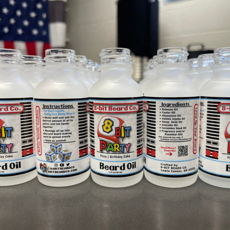 8bit Party | Beard Oil - Fizzy Birthday Cake